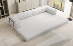 Lade das Bild in den Galerie-Viewer, Luxuriöses XXL Designer Bouclé Sofa – 3 Sitzer mit Schlaffunktion &amp; Stauraum
