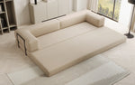 Lade das Bild in den Galerie-Viewer, Luxuriöses XXL Designer Bouclé Sofa – 3 Sitzer mit Schlaffunktion &amp; Stauraum
