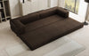 Luxuriöses XXL Bouclé Designer Sofa mit Schlaf- und Stauraumfunktion