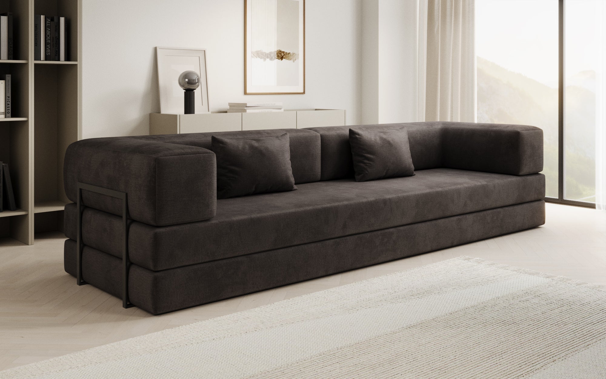 Luxuriöser Samt-Ersatzbezug für Lazy Sofa – Komfort, Stil, Vielfalt