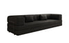 Luxuriöses XXL Designer Bouclé Sofa – 3 Sitzer mit Schlaffunktion & Stauraum
