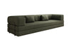 Luxuriöses XXL Bouclé Designer Sofa mit Schlaf- und Stauraumfunktion