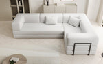 Lade das Bild in den Galerie-Viewer, Luxuriöses Designer Ecksofa Lazy L Bouclé – Vielseitig, Gemütlich mit Schlaffunktion &amp; Stauraum
