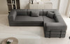 Luxuriöses Designer Ecksofa Lazy L Bouclé – Vielseitig, Gemütlich mit Schlaffunktion & Stauraum