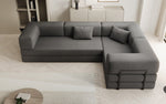 Lade das Bild in den Galerie-Viewer, Luxuriöses Designer Ecksofa Lazy L Bouclé – Vielseitig, Gemütlich mit Schlaffunktion &amp; Stauraum
