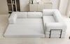 Luxuriöses Designer Ecksofa Lazy L Bouclé – Vielseitig, Gemütlich mit Schlaffunktion & Stauraum
