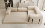 Lade das Bild in den Galerie-Viewer, Luxuriöses Designer Ecksofa Lazy L Bouclé – Vielseitig, Gemütlich mit Schlaffunktion &amp; Stauraum
