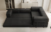 Luxuriöses Bouclé L-Sofa Lazy L: Schlaffunktion, Stauraum, Komfort, Modernes Design