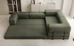 Lade das Bild in den Galerie-Viewer, Luxuriöses Designer Ecksofa Lazy L Bouclé – Vielseitig, Gemütlich mit Schlaffunktion &amp; Stauraum
