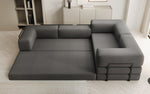 Lade das Bild in den Galerie-Viewer, Luxuriöses Designer Ecksofa Lazy L Bouclé – Vielseitig, Gemütlich mit Schlaffunktion &amp; Stauraum
