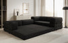 Luxuriöses Bouclé L-Sofa Lazy L: Schlaffunktion, Stauraum, Komfort, Modernes Design