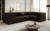 Luxuriöses Designer Ecksofa Lazy L Bouclé – Vielseitig, Gemütlich mit Schlaffunktion & Stauraum