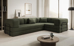 Lade das Bild in den Galerie-Viewer, Luxuriöses Designer Ecksofa Lazy L Bouclé – Vielseitig, Gemütlich mit Schlaffunktion &amp; Stauraum
