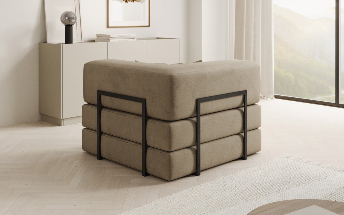 Luxuriöser Samt-Relax-Sessel: Ergonomisch, Bequem, mit Schlaffunktion und Stauraum