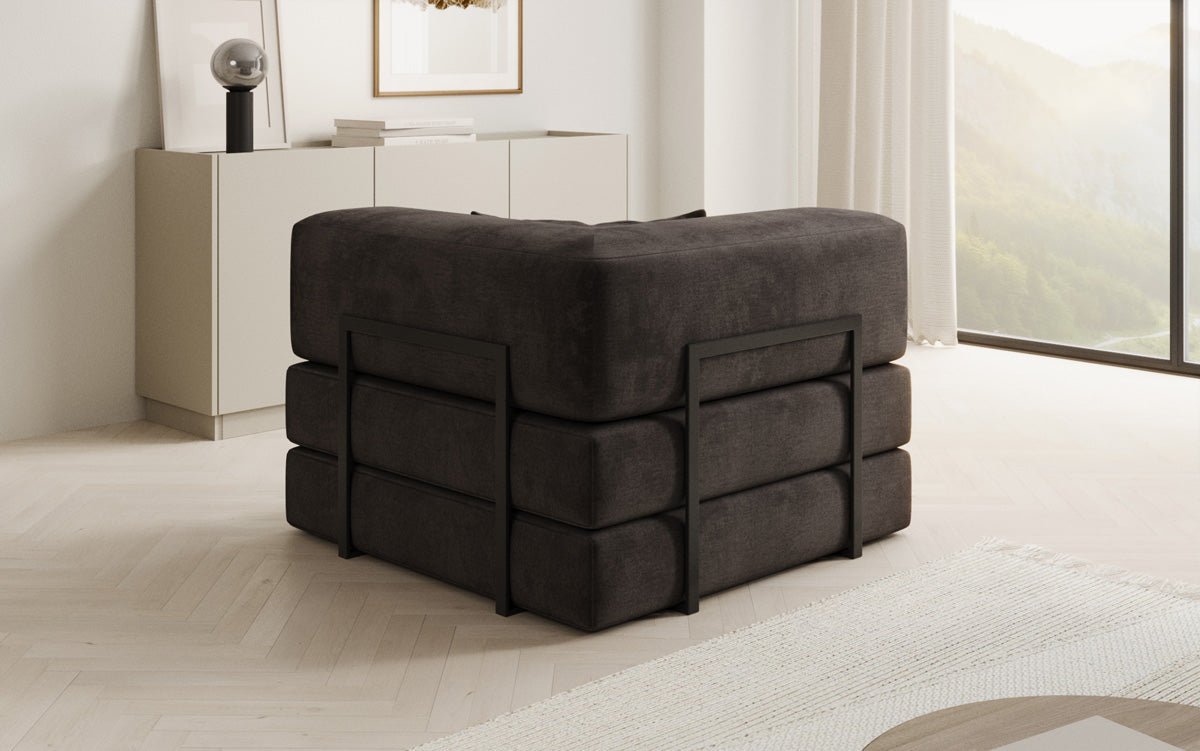 Luxuriöser Samt-Relax-Sessel: Ergonomisch, Bequem, mit Schlaffunktion und Stauraum