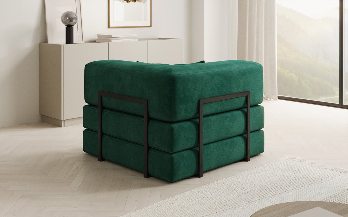 Luxuriöser Samt-Relax-Sessel: Ergonomisch, Bequem, mit Schlaffunktion und Stauraum