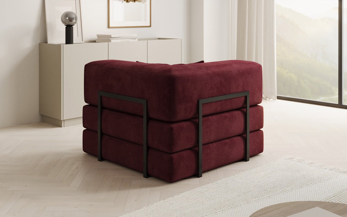 Luxuriöser Samt-Relax-Sessel: Ergonomisch, Bequem, mit Schlaffunktion und Stauraum