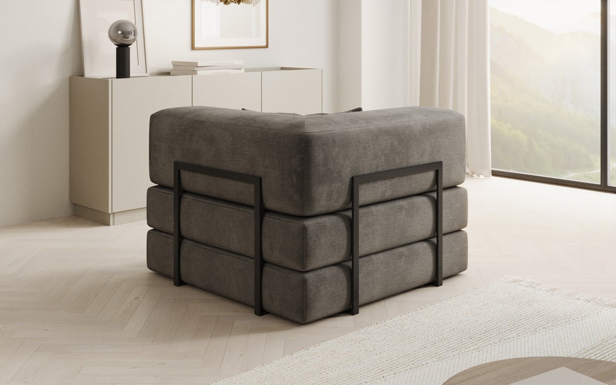 Luxuriöser Samt-Relax-Sessel: Ergonomisch, Bequem, mit Schlaffunktion und Stauraum