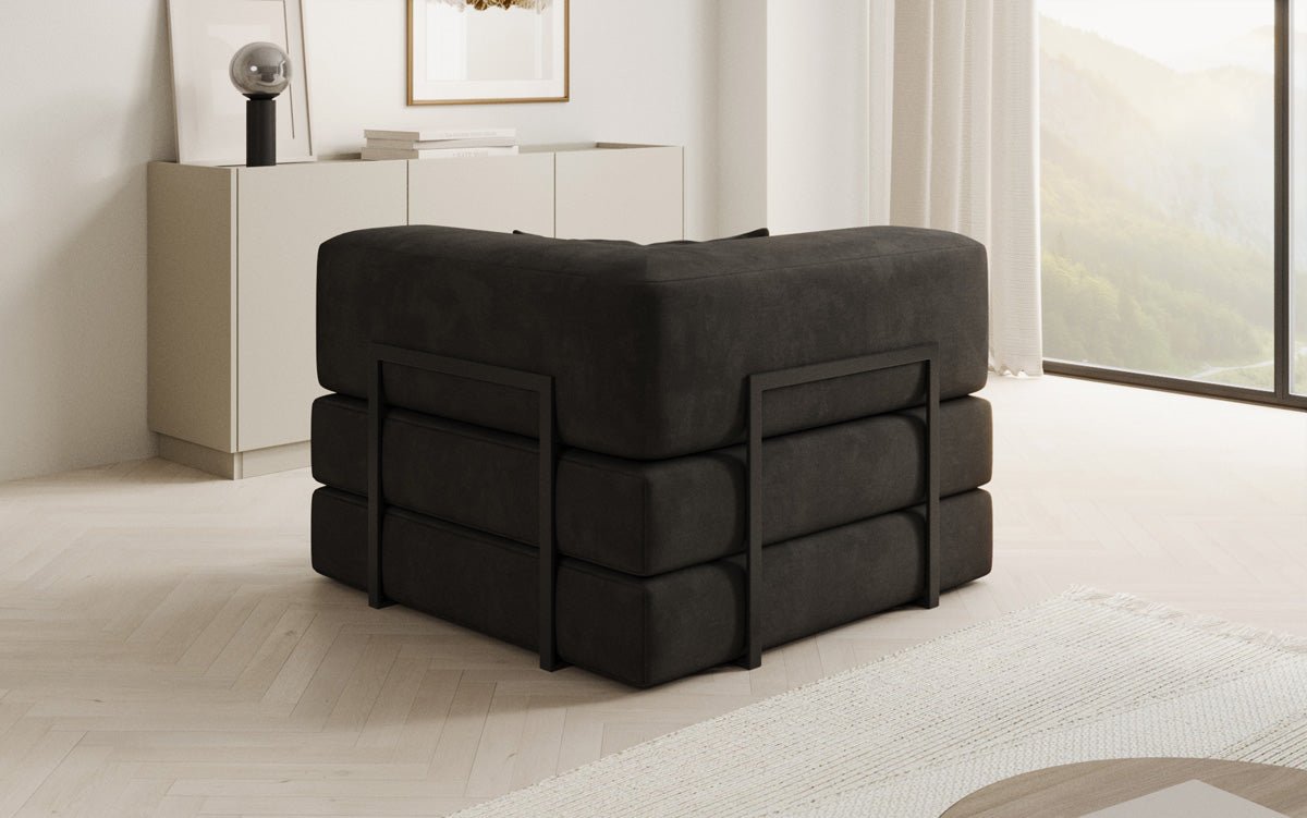 Luxuriöser Samt-Relax-Sessel: Ergonomisch, Bequem, mit Schlaffunktion und Stauraum