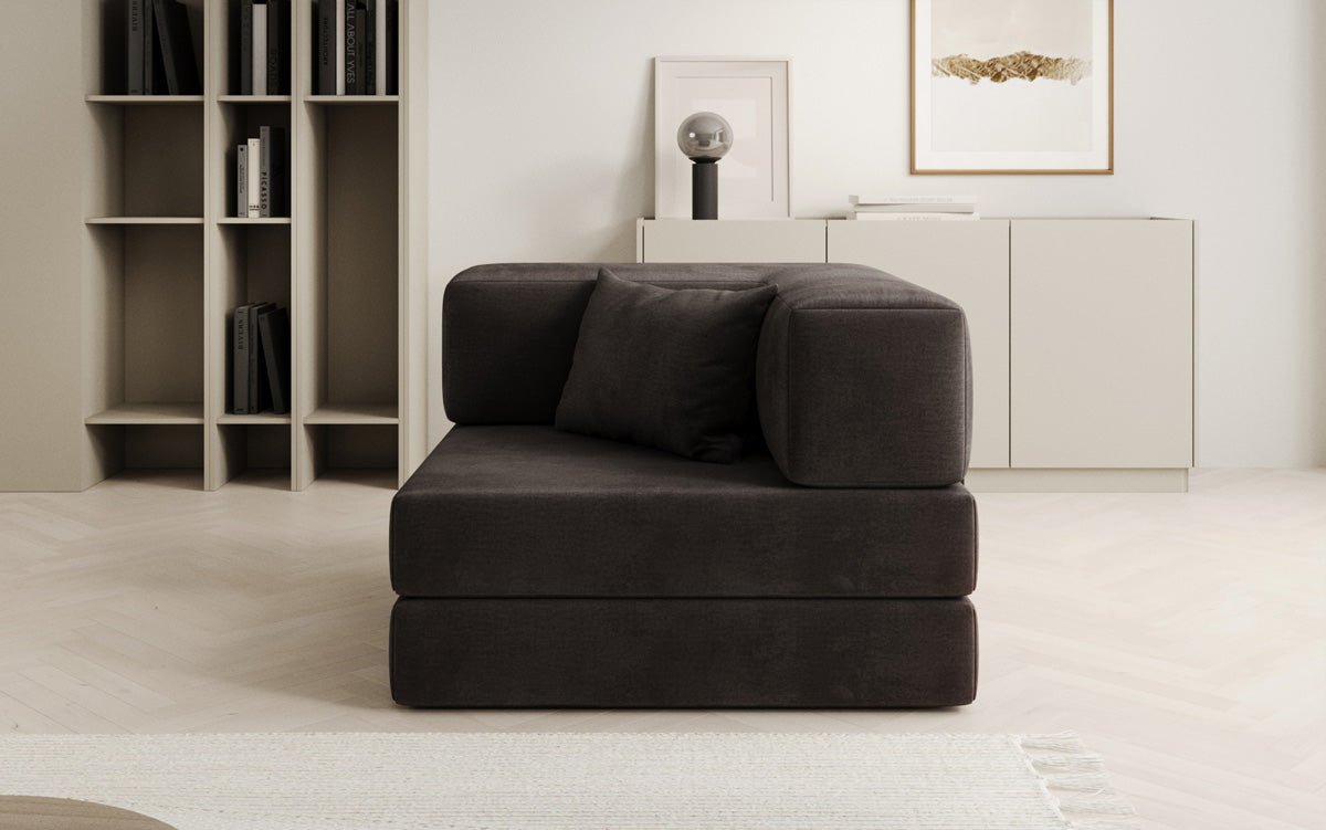 Luxuriöser Samt-Relax-Sessel: Ergonomisch, Bequem, mit Schlaffunktion und Stauraum