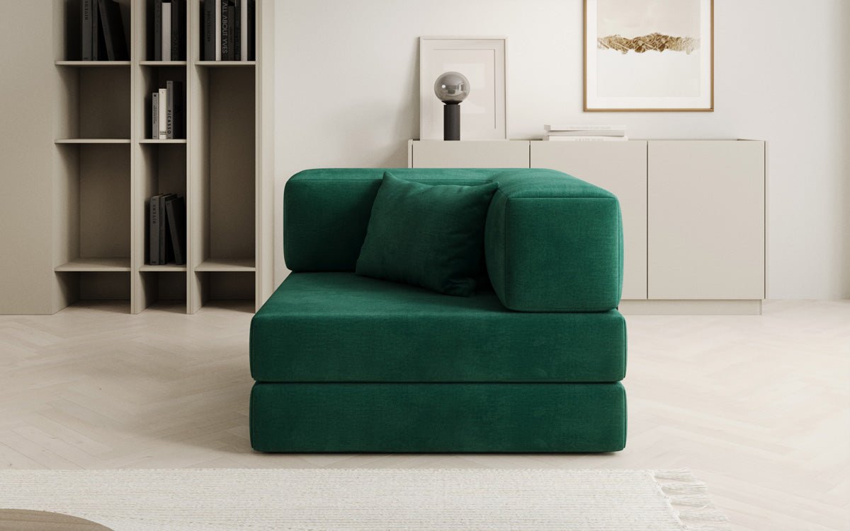 Luxuriöser Samt-Relax-Sessel: Ergonomisch, Bequem, mit Schlaffunktion und Stauraum