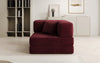 Samtiger Designer Schlafsofa Sessel – Gemütlich, Modern, Multifunktional, Luxuriös