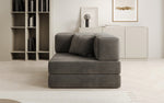 Lade das Bild in den Galerie-Viewer, Luxuriöser Samt-Relax-Sessel: Ergonomisch, Bequem, mit Schlaffunktion und Stauraum

