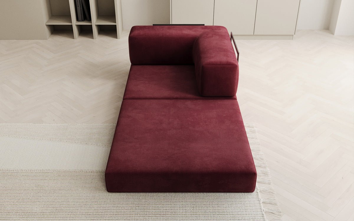 Luxuriöser Samt-Relax-Sessel: Ergonomisch, Bequem, mit Schlaffunktion und Stauraum