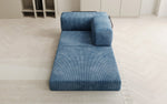 Lade das Bild in den Galerie-Viewer, Eleganter Designer Cord Schlafsofa-Sessel Lazy mit Integriertem Stauraum für Ihr Zuhause
