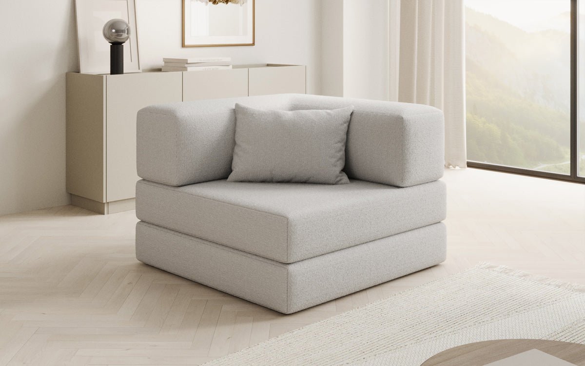 Luxuriöser Bouclé Wechselbezug für Lazy Sofa – Weich, Stilvoll, Schutz