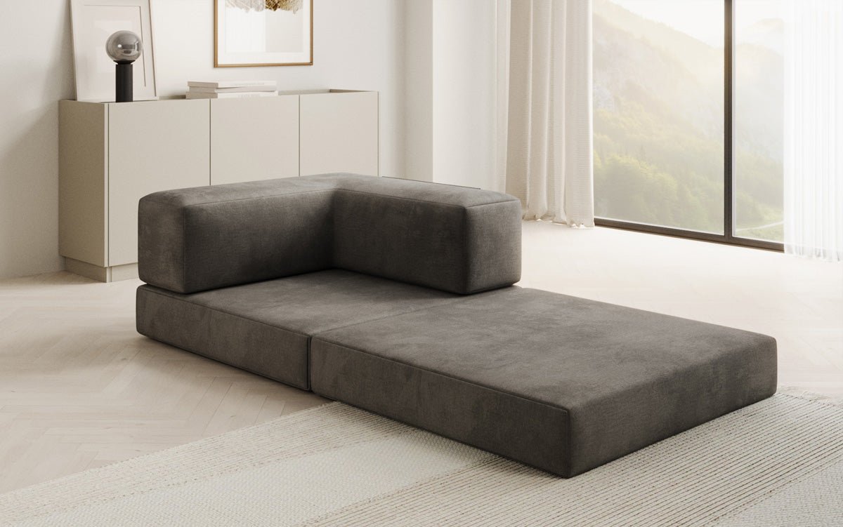 Luxuriöser Samt-Relax-Sessel: Ergonomisch, Bequem, mit Schlaffunktion und Stauraum