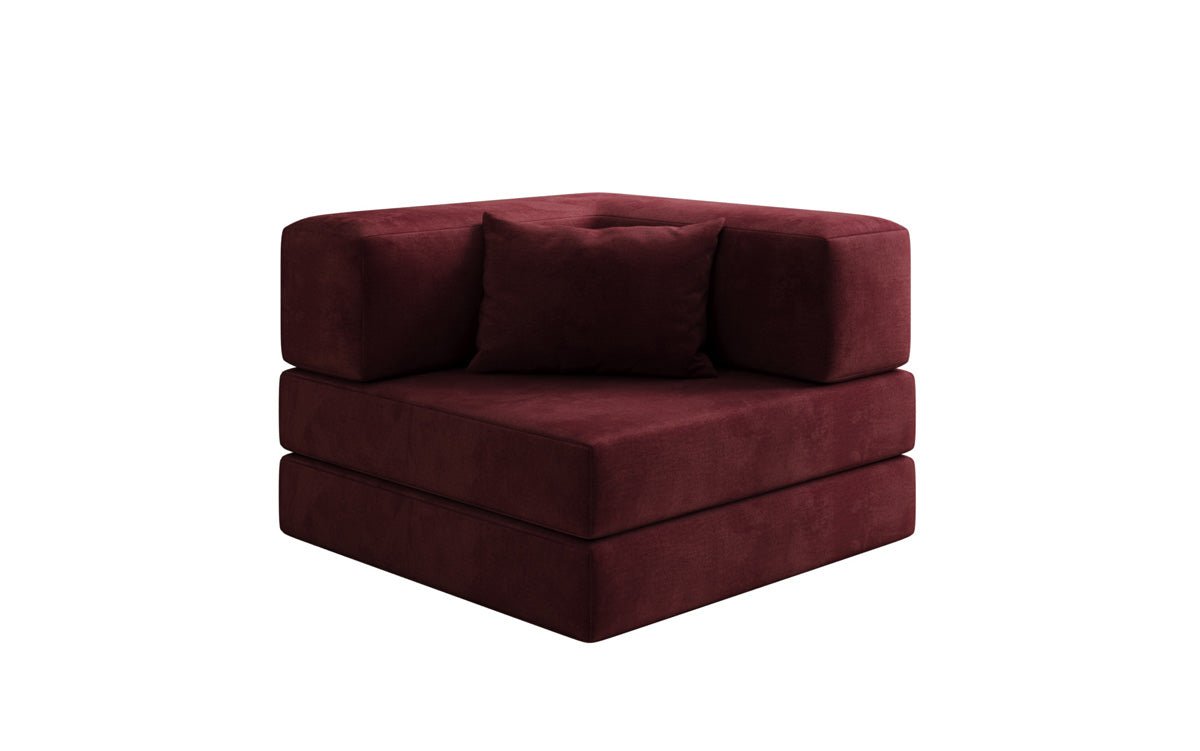Samtiger Designer Schlafsofa Sessel – Gemütlich, Modern, Multifunktional, Luxuriös