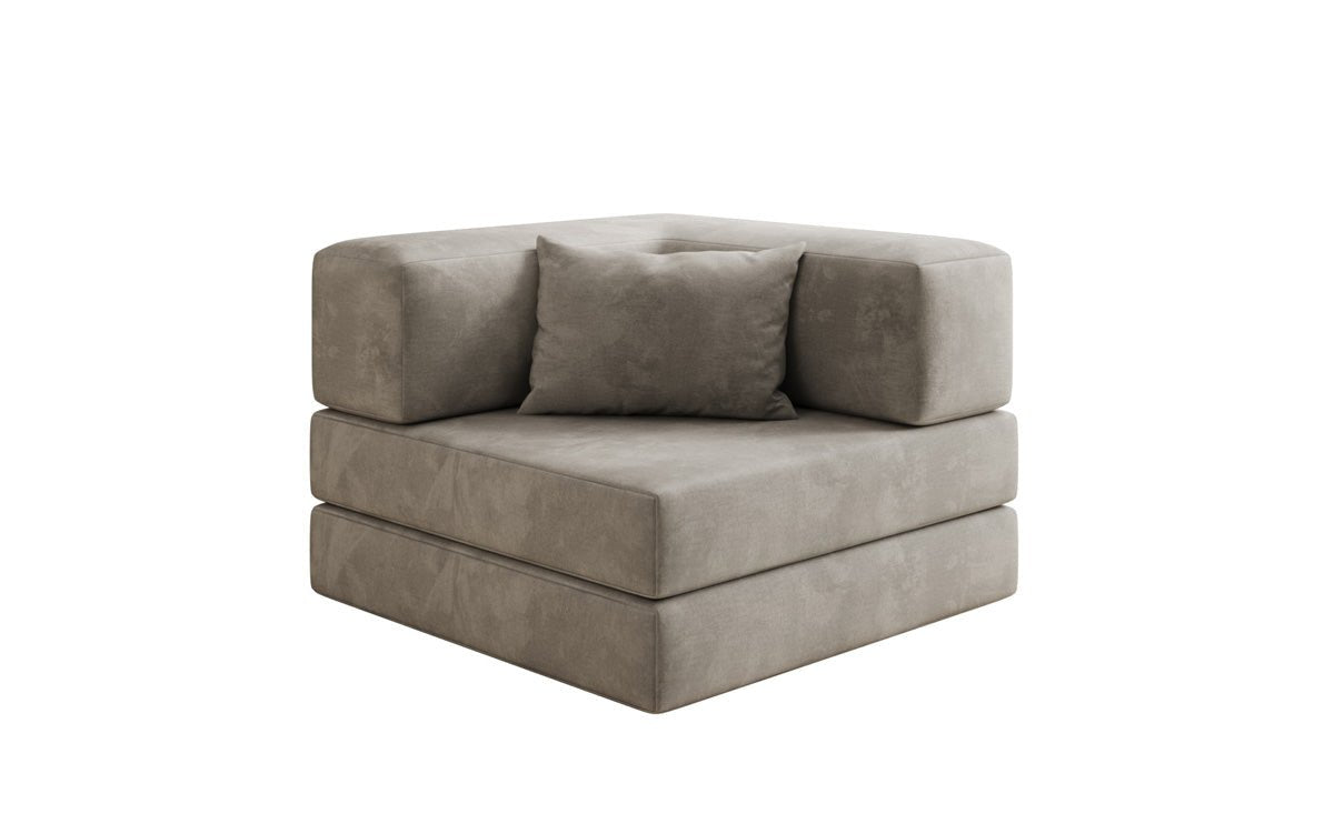 Luxuriöser Samt-Relax-Sessel: Ergonomisch, Bequem, mit Schlaffunktion und Stauraum