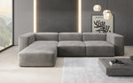 Lade das Bild in den Galerie-Viewer, Luxuriöses L-Sofa Snug, Samtbezug, Modulares Ecksofa, Gemütlich &amp; Stilvoll
