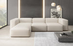 Lade das Bild in den Galerie-Viewer, Gemütliches Designer L-Sofa Snug – Modernes Stoff Ecksofa für Ihr Wohnzimmer
