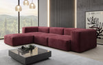 Lade das Bild in den Galerie-Viewer, Luxuriöses L-Sofa Snug, Samtbezug, Modulares Ecksofa, Gemütlich &amp; Stilvoll
