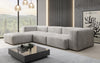 Luxuriöses L-Sofa Snug, Samtbezug, Modulares Ecksofa, Gemütlich & Stilvoll