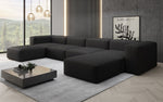 Lade das Bild in den Galerie-Viewer, Luxuriöses U-Sofa Snug, Modernes Design, Bequemer Stoffbezug, Viele Farben
