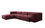 Lade das Bild in den Galerie-Viewer, Luxuriöses L-Sofa Snug, Samtbezug, Modulares Ecksofa, Gemütlich &amp; Stilvoll
