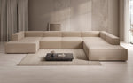 Lade das Bild in den Galerie-Viewer, Luxuriöses XXL Bouclé Ecksofa Lesley U-Form – Komfort &amp; Stil
