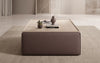 Lesley Multifunktionaler Beistellhocker Couchtisch aus Stoff mit Integriertem Stauraum