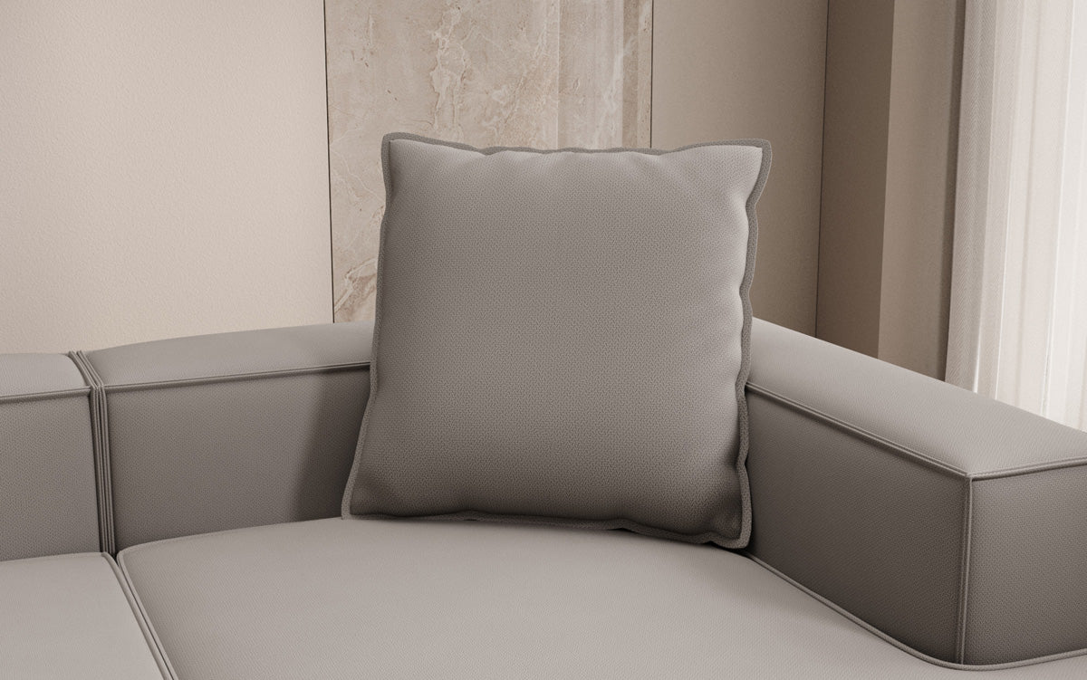 Luxuriöses Lesley Zierkissen 60x60 cm – Weiches Sofakissen für stilvolles Ambiente
