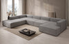 Luxuriöses XXL Bouclé Ecksofa Lesley U-Form – Komfort & Stil