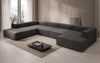 Luxuriöses XXL Bouclé Ecksofa Lesley U-Form – Komfort & Stil
