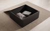 Lesley Moderner Stoff Beistellhocker Couchtisch mit Verstecktem Stauraum in Vielen Farben