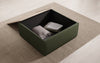 Lesley Moderner Stoff Beistellhocker Couchtisch mit Verstecktem Stauraum in Vielen Farben