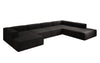 Luxuriöses XXL Bouclé Ecksofa Lesley U-Form – Komfort & Stil
