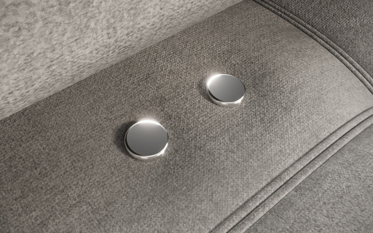 Elegantes Designer L-Sofa Sydney: Elektrische Schlaffunktion, Samtbezug, Großzügiger Stauraum