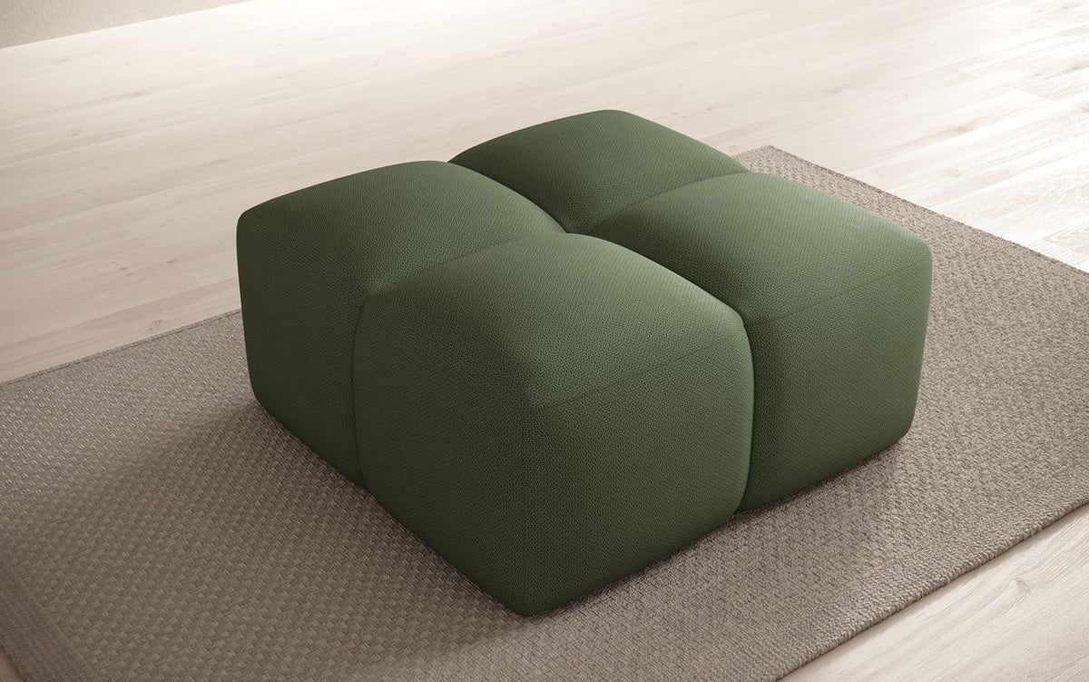 Celly Stoff Beistellhocker: Moderner Runder Pouf für Gemütlichkeit & Stil