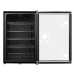 Lade das Bild in den Galerie-Viewer, CUBES HC 258 E Fußball-Getränkekühlschrank 115L Schwarz mit Glastür
